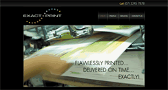 Desktop Screenshot of exactprint.net.au